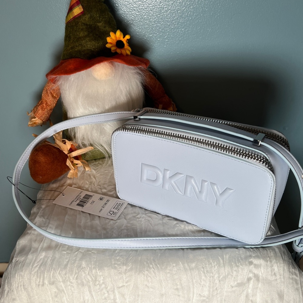 DKNY Carter Logo Sky Blue Camera Bag